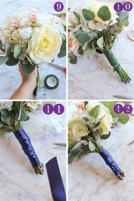 how to make a wedding bouquet with artificial flowers and add a touch of romance to your special day